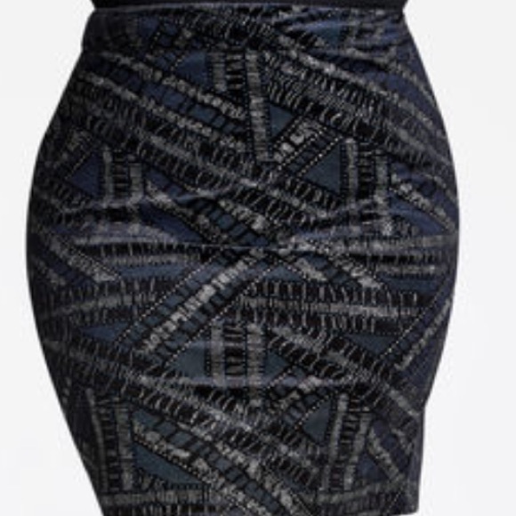 ❌SOLD❌ASHLEY STEWART VELVET GLITTER SKIRT - Picture 4 of 4